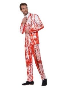 Blutspritzer Anzug Mit Krawatte -Karneval-Universe blutiger anzug mit krawatte kostuemanzug mit blutspritzer fuer halloween blood drip suit 35779 3