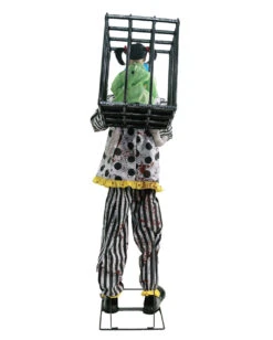 Karneval-Universe -Karneval-Universe creepy candy clown halloween animatronic geisterbahnfiguren und animatronics halloween deko mr happy candy clown animatronic 39614 2