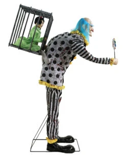 Happy Candy Clown Halloween Animatronic -Karneval-Universe creepy candy clown halloween animatronic geisterbahnfiguren und animatronics halloween deko mr happy candy clown animatronic 39614 3