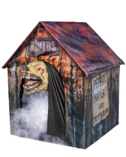 Ausgewählte Produkte -Karneval-Universe hundehuette mit angreifendem killerhund halloween animatronic doghouse with moving bloodhound 51761 02