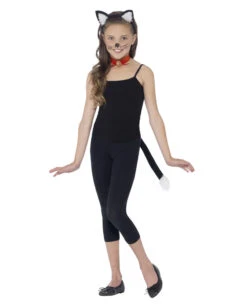 Katzenkostüm Set Für Kinder 3-teilig