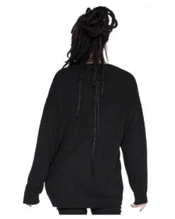 2 The Bone Strickpullover KILLSTAR -Karneval-Universe killstar 2 the bone strickpullover gothic fashion und halloween merch killstar 2 the bone knit sweater 50933 4