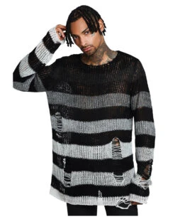 Grady Strickpullover KILLSTAR -Karneval-Universe killstar grady strickpullover soft knit sweater gothic fashion und gothic shop 51981 5