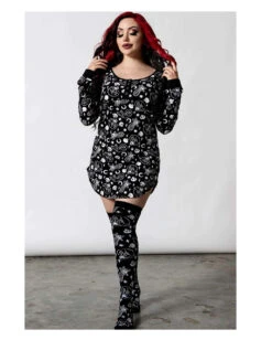 KILLSTAR Purr Off Schlafkleid 7 KILLSTAR Purr Off Schlafkleid -Karneval-Universe killstar purr off sleep dress killstar purr off nachthemd killstar purr off schlafkleid 52112 03