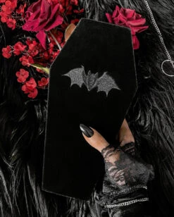 Velvet Casket Schmuck Box KILLSTAR -Karneval-Universe killstar velvet casket jewellery box killstar schmuckdose killstar accessoire gothic schmuckaufbewahrung gothic accessoires 54488