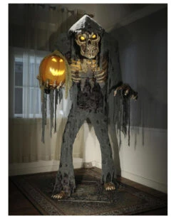 Karneval-Universe 16 Großer Jack Reaper Mit Sprechendem Kürbis Halloween Animatronic