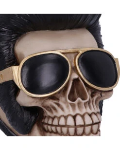 Rock 'n' Roll Totenschädel 17cm 11 Rock 'n' Roll Totenschädel 17cm -Karneval-Universe rock n roll totenkopf rock n roll totenschaedel rock n roll skull rockabilly wohnaccessoire 53392 05