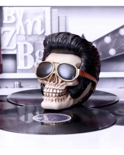 Rock 'n' Roll Totenschädel 17cm 12 Rock 'n' Roll Totenschädel 17cm -Karneval-Universe rock n roll totenkopf rock n roll totenschaedel rock n roll skull rockabilly wohnaccessoire 53392 06