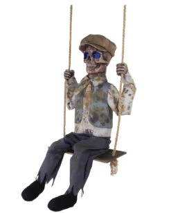 Schaukelnder Skelett Boy Animatronic
