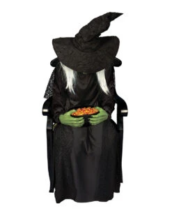 Ausgewählte Produkte -Karneval-Universe sitzende hexe mit schnappkopf sitting witch with snapping head halloween animatronic 38879 02