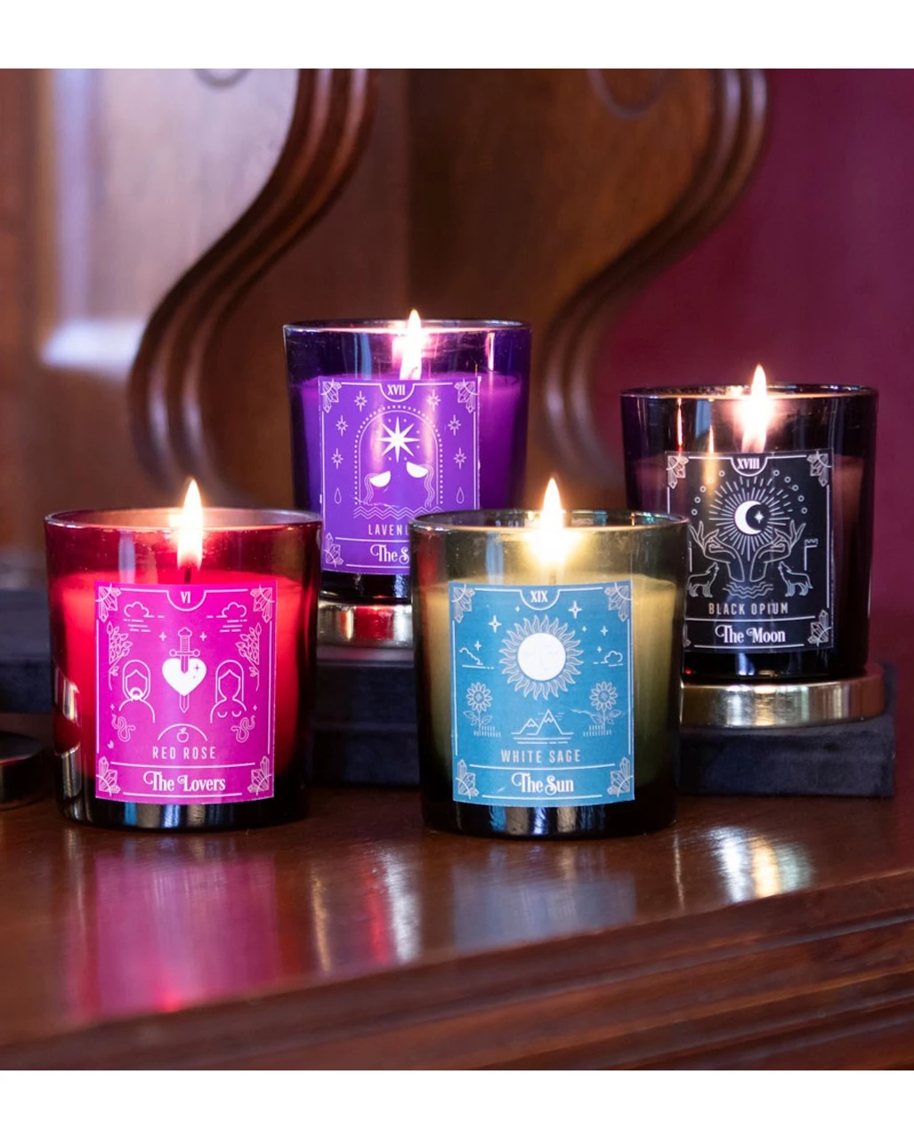 "The Moon" Tarot Kerze 4 "The Moon" Tarot Kerze – Bild 4