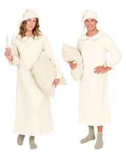 Retro Nachthemd Mit Mütze